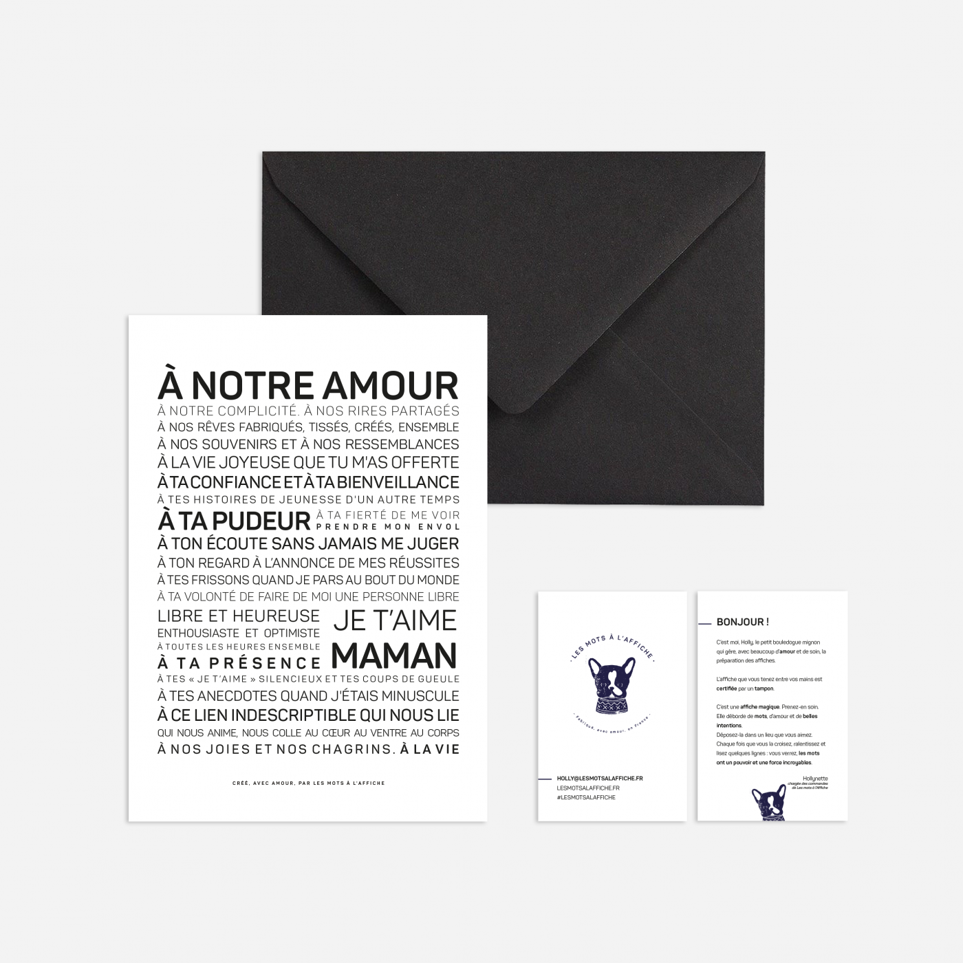 Mini à notre Amour Maman - les mots à l’affiche