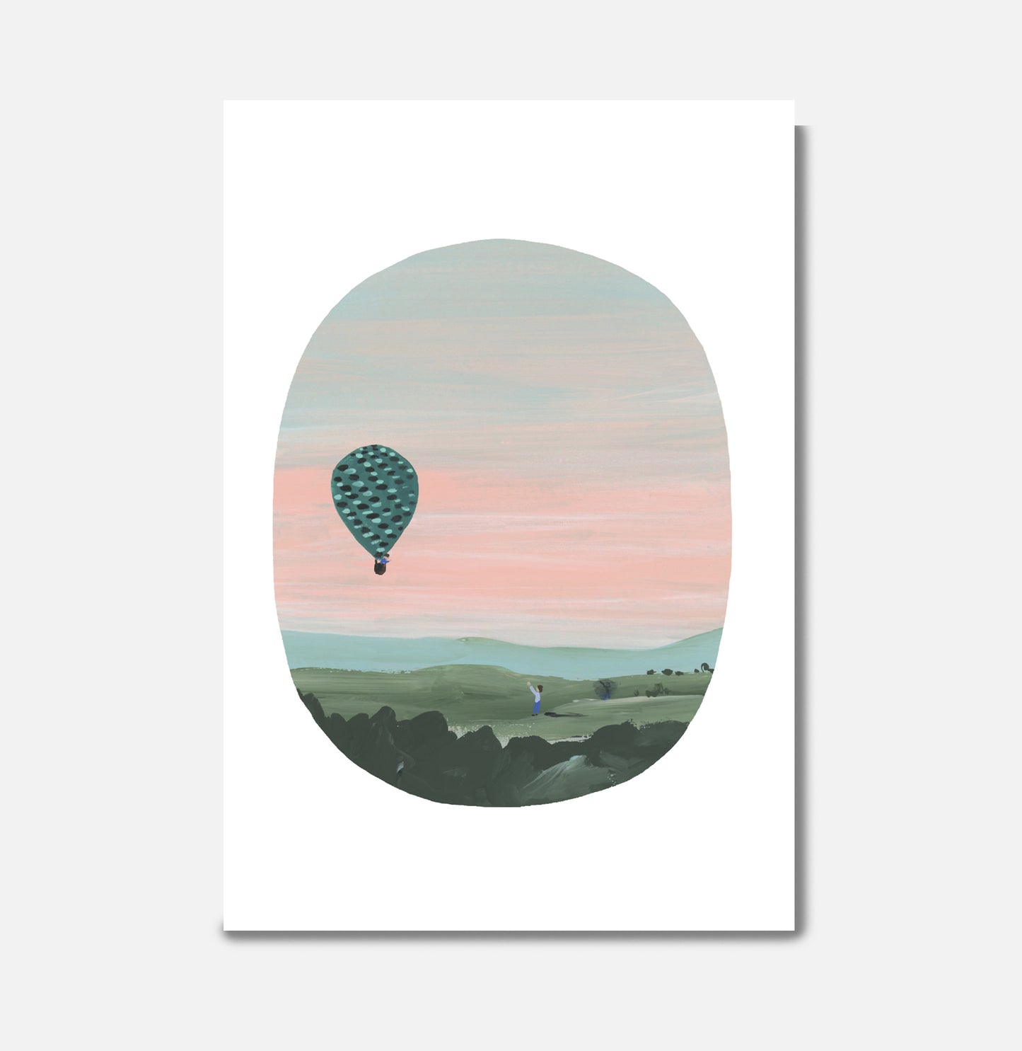 Carte Montgolfière - Pascale Editions