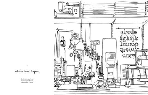 carnet coloriage zoé de las cases