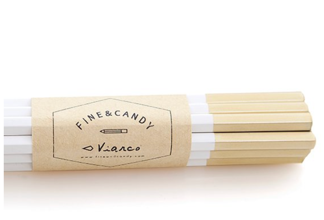 12 Crayons Sucre Blanc - Fine & Candy