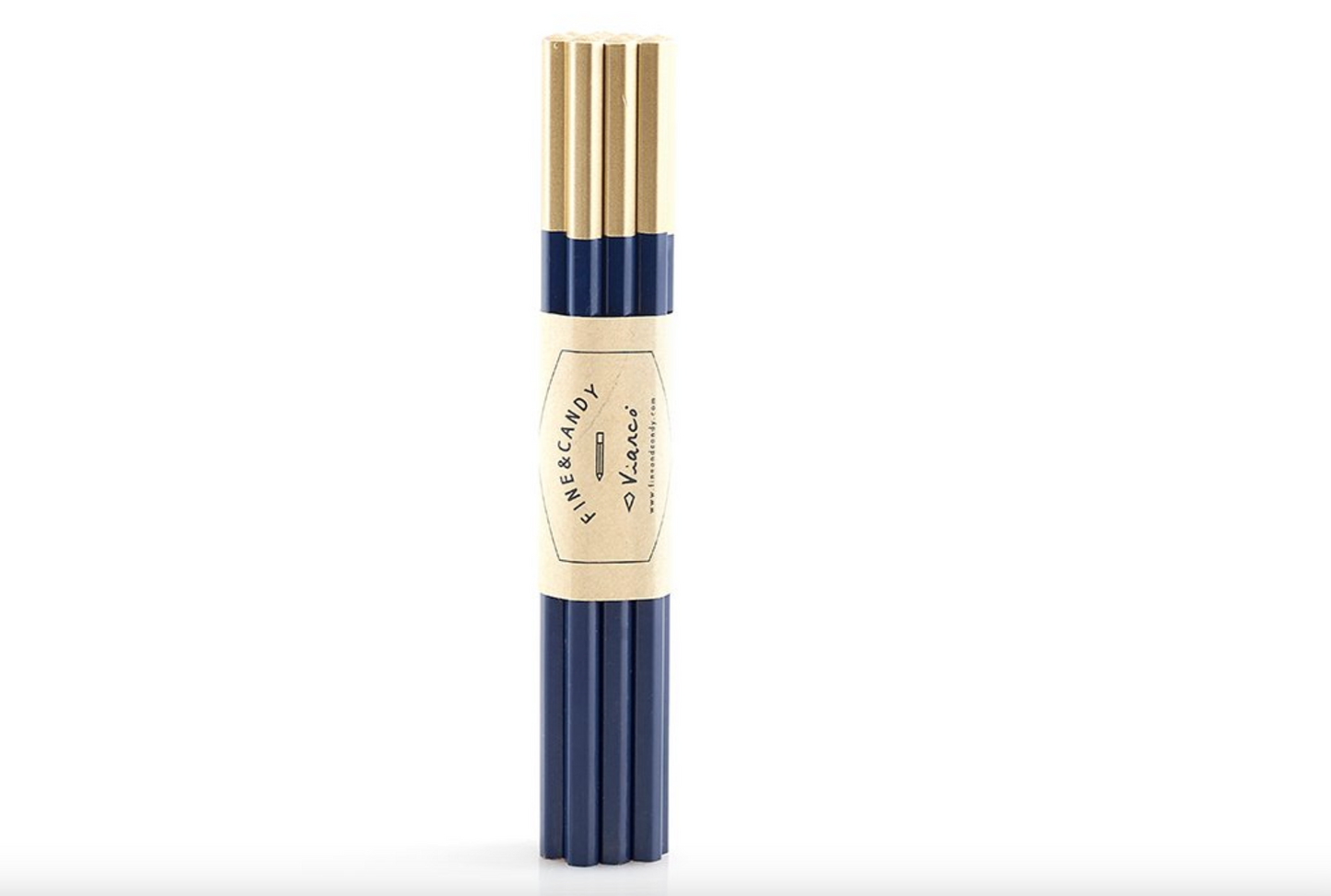 12 Crayons Bleu Nuit - Fine & Candy