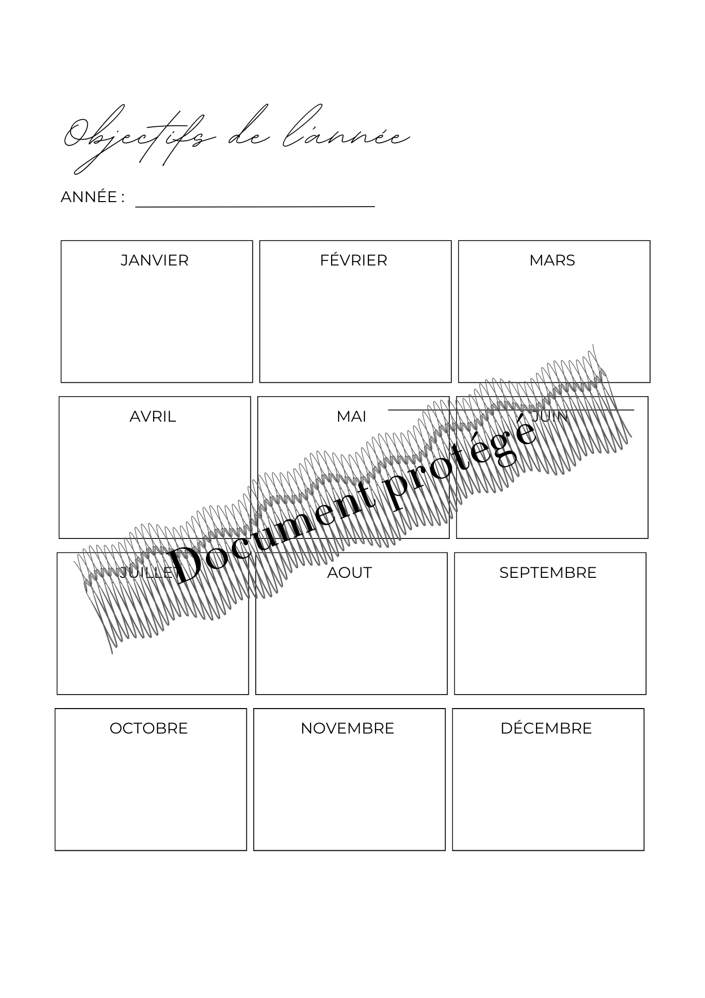 Daily Planner à personnaliser