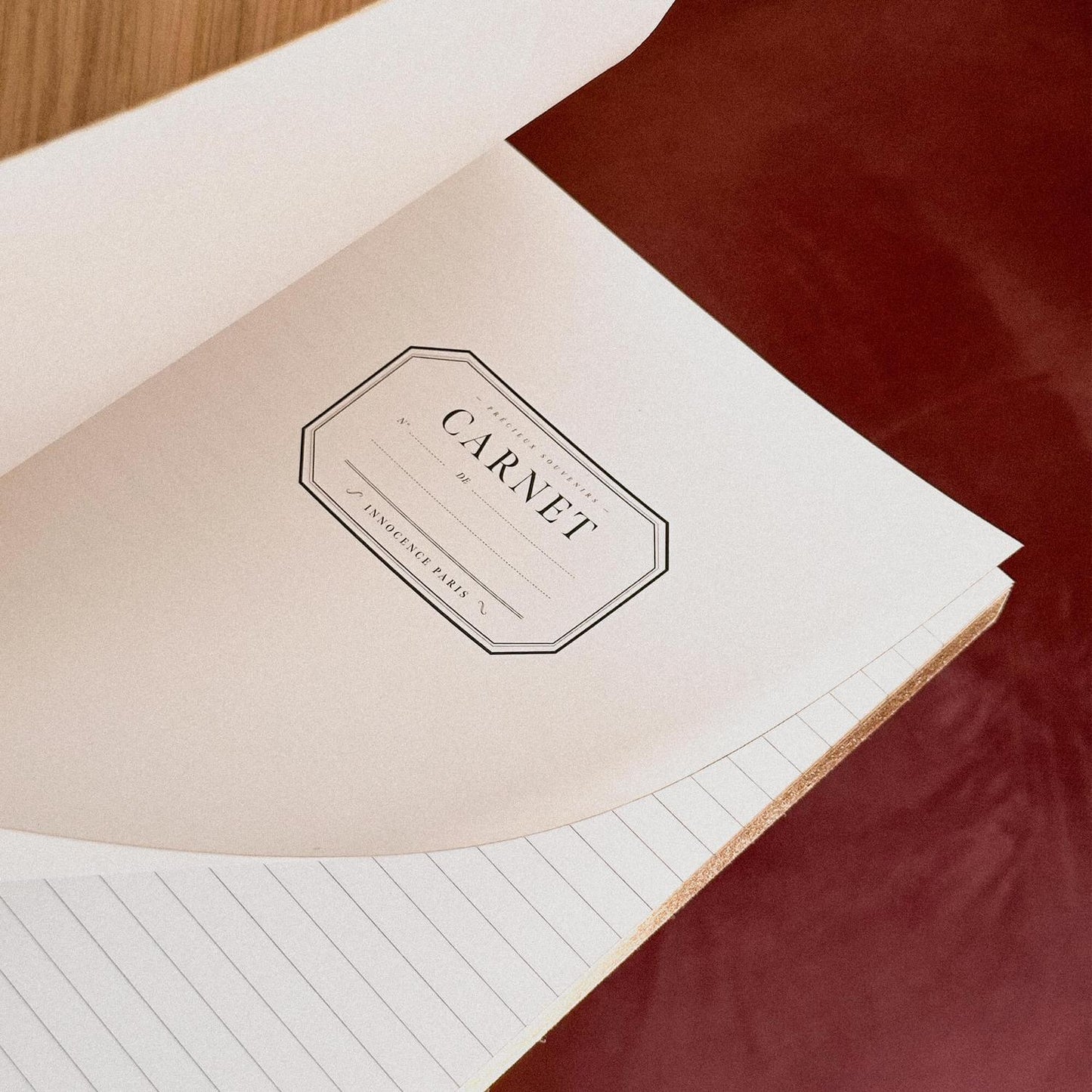 Carnet en Tissu Beau Rivage - Horizon Clair - Innocence