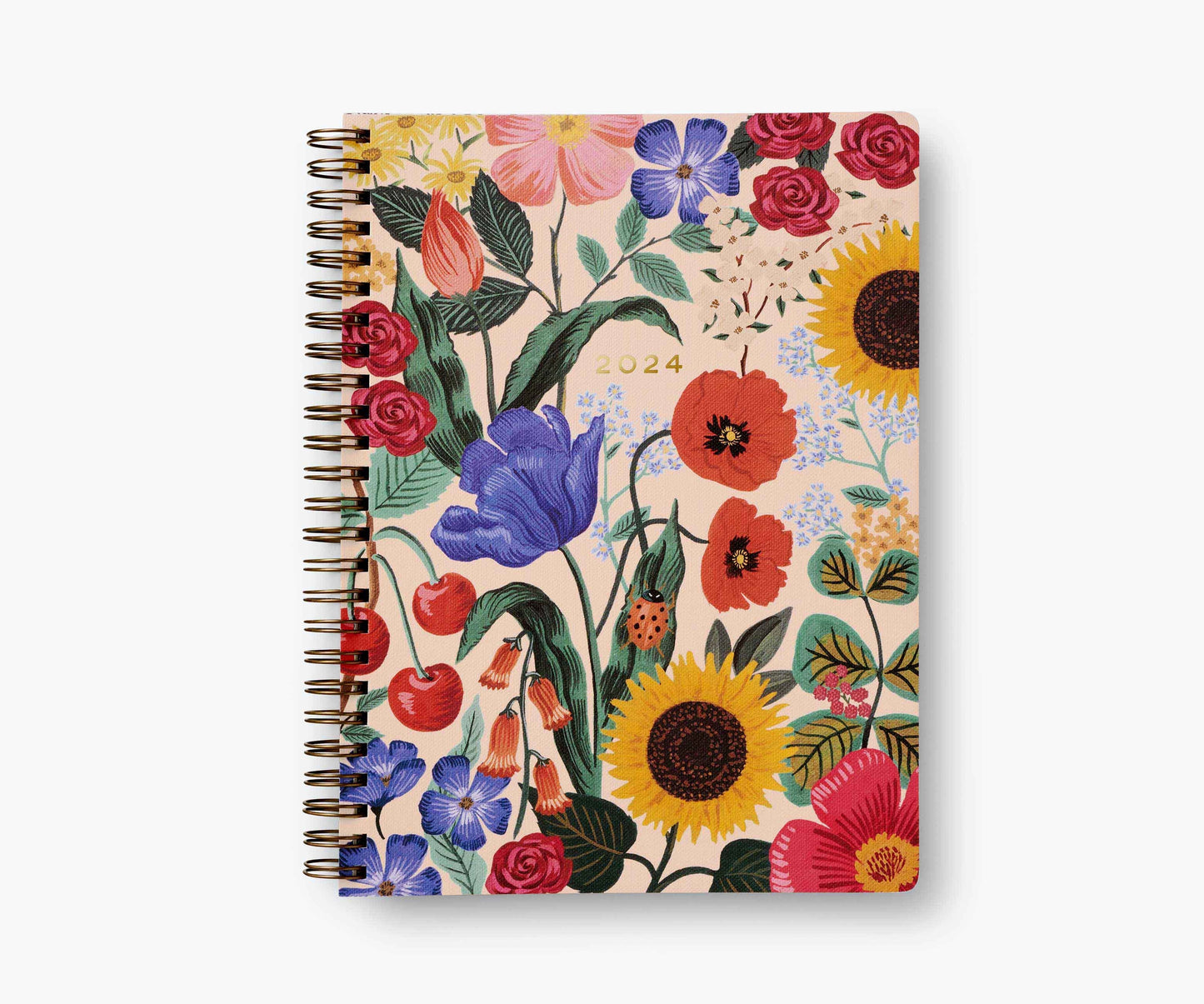 Agenda Blossom 2024 12 mois à spirales - Rifle Paper Co