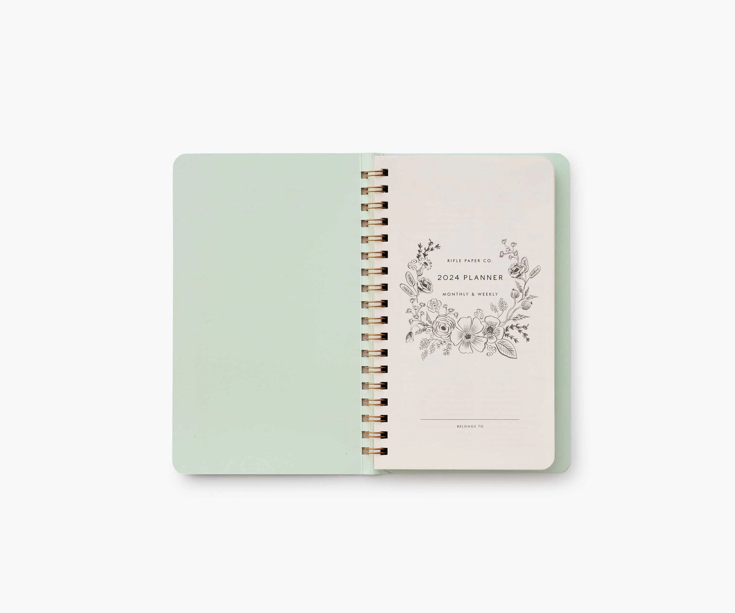 Agenda Blossom 2024 de poche à spirales - Rifle Paper Co
