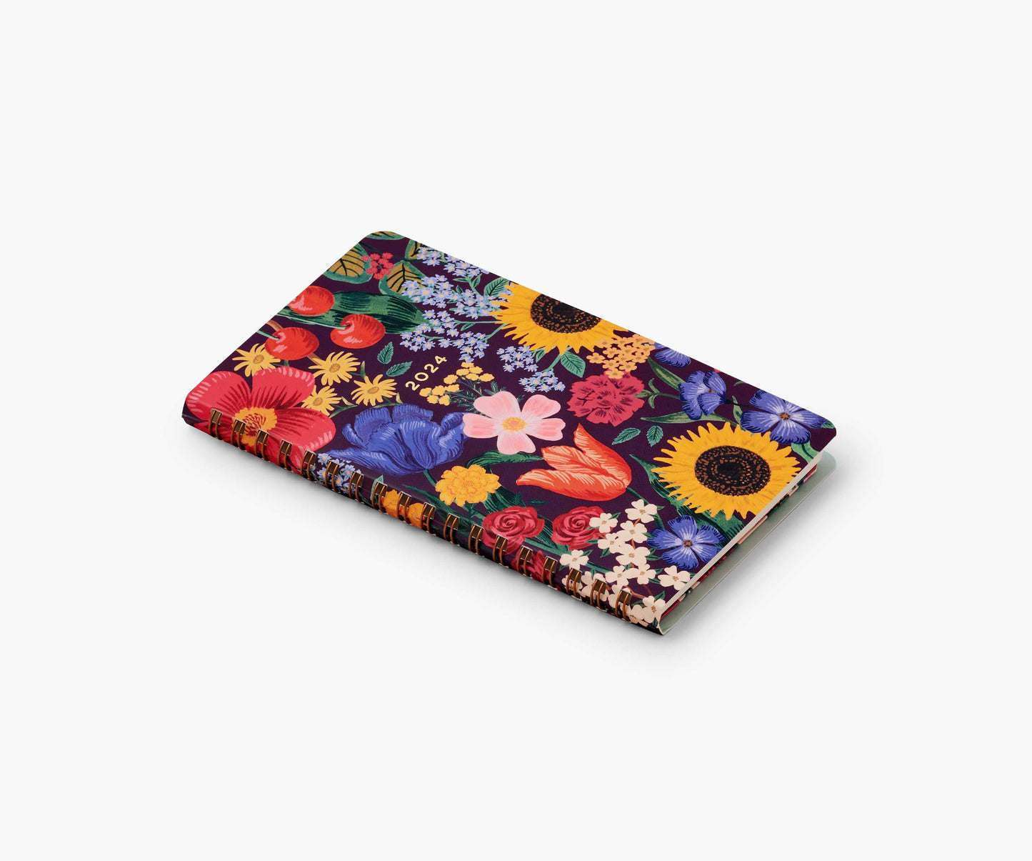 Agenda Blossom 2024 de poche à spirales - Rifle Paper Co