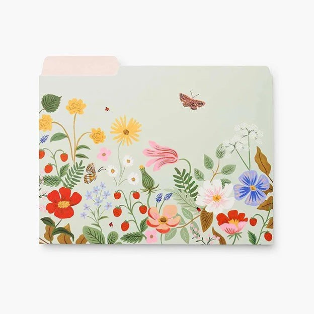 Set de 6 dossier- Strawberry - Rifle Paper Co