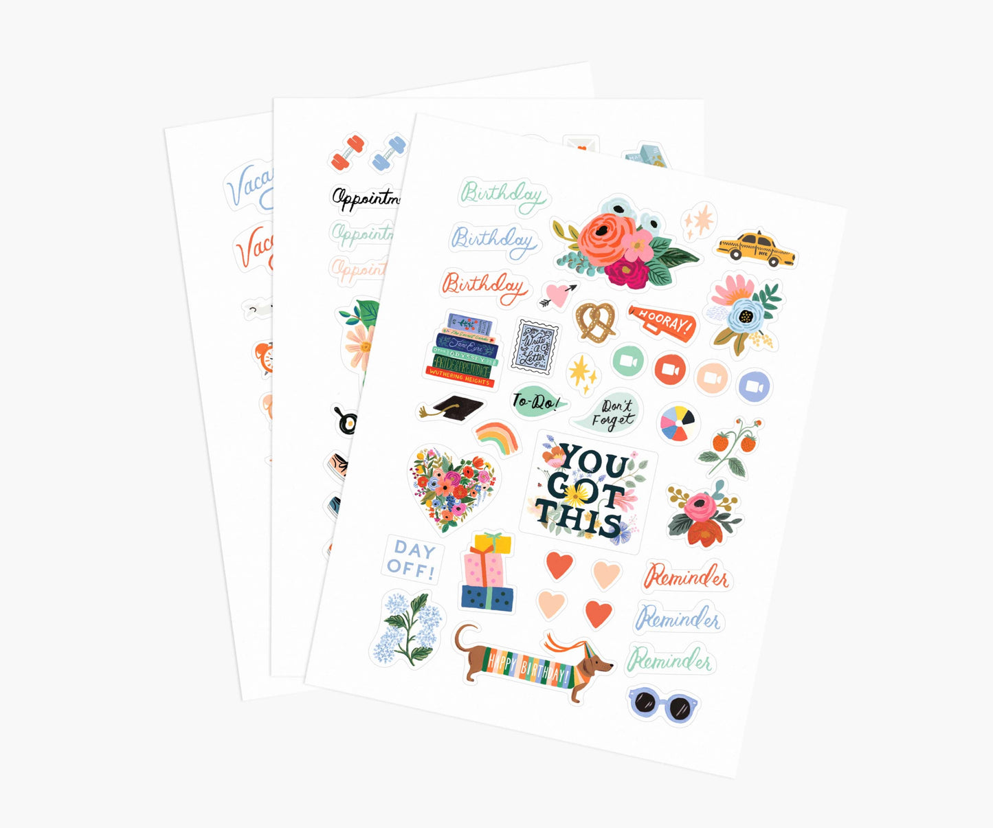 Set de Stickers - Rifle Paper co