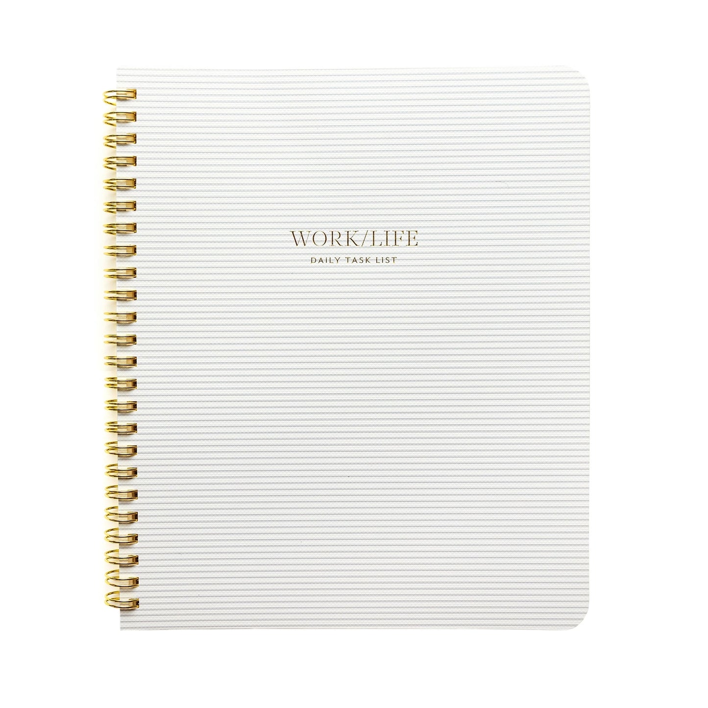 Carnet de Notes Work/Life à Rayures Grises - Sugar Paper