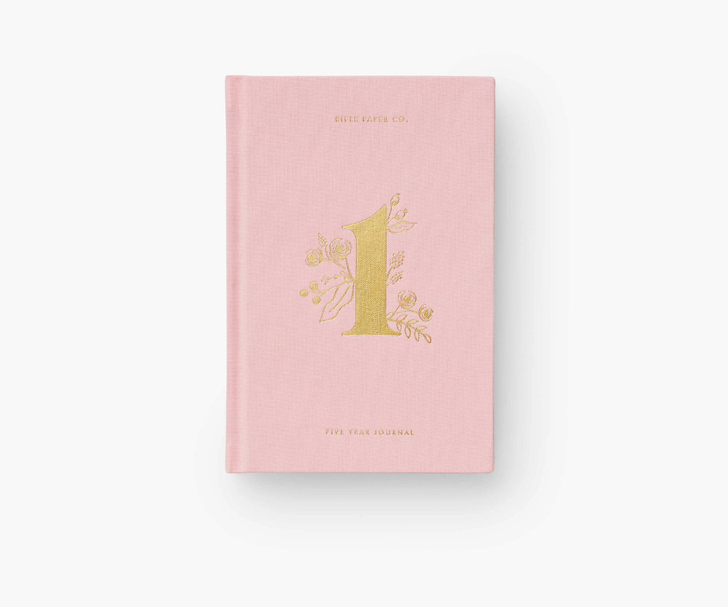 Coffret journaux 5 années rifle paper co carnet 1 rose