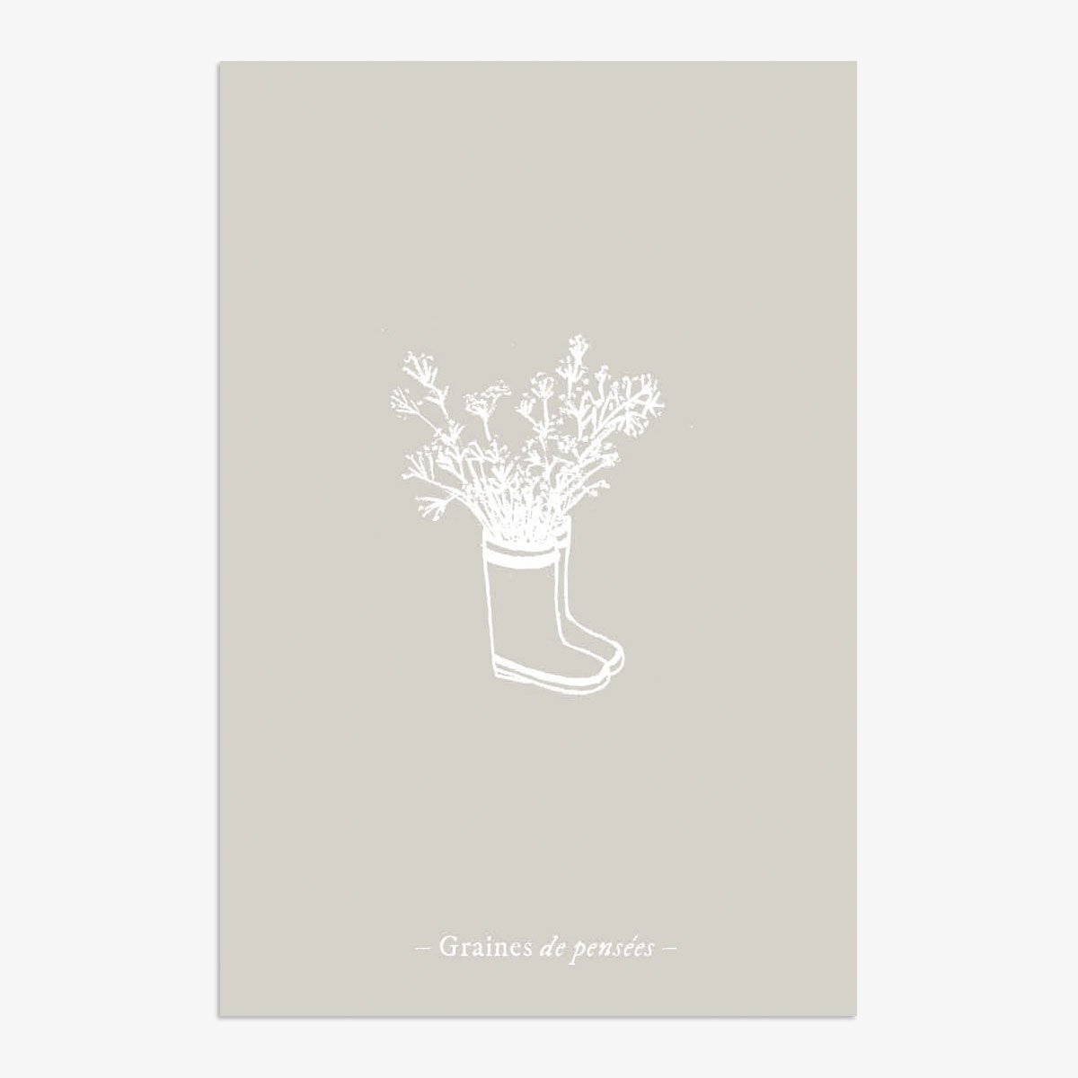 Carnet de notes Bottes - Prune & Sibylle