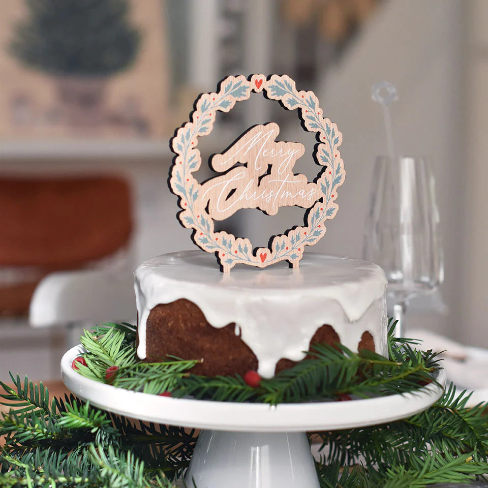 Décoration de gâteau Merry Christmas - Les mignonneries