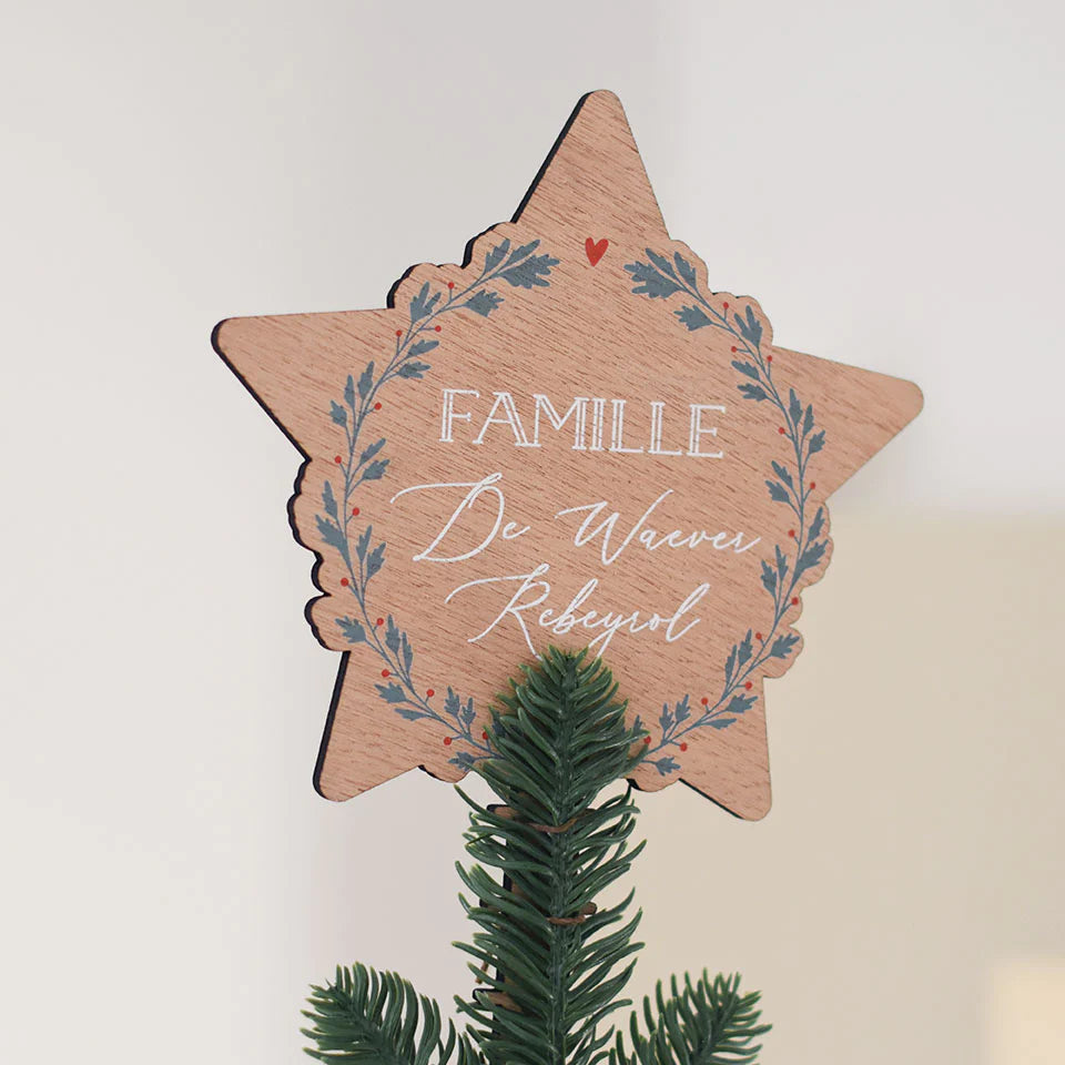 Étoile pour le sommet du sapin - Les mignonneries