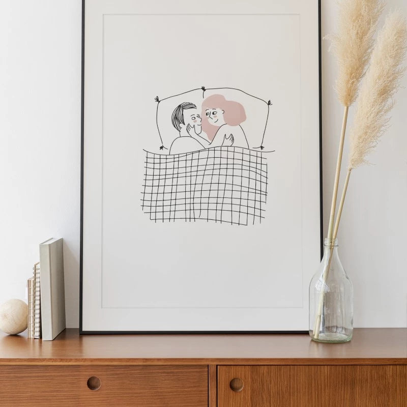 Affiche A4 - Doux Réveil Amoureux - My Lovely Thing