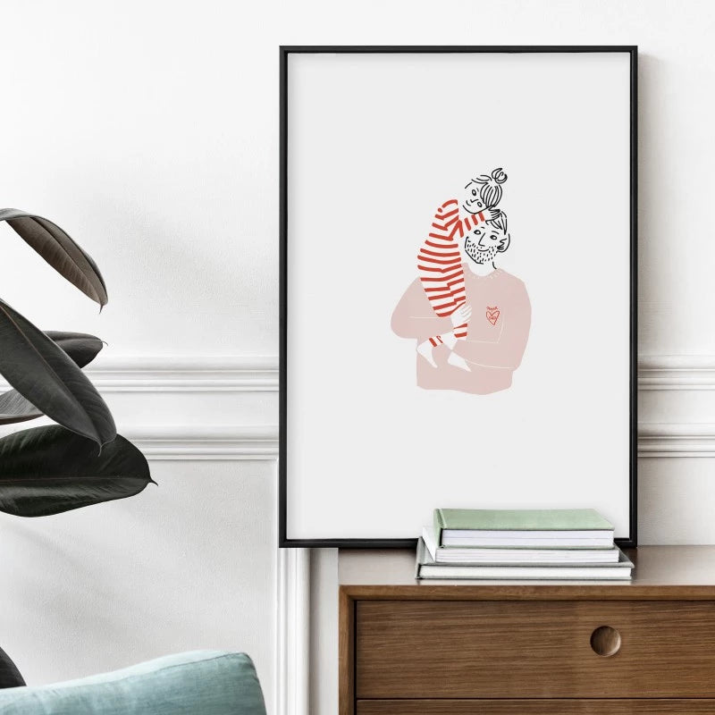 Affiche A4 - Super Dad Câlin - My Lovely Thing