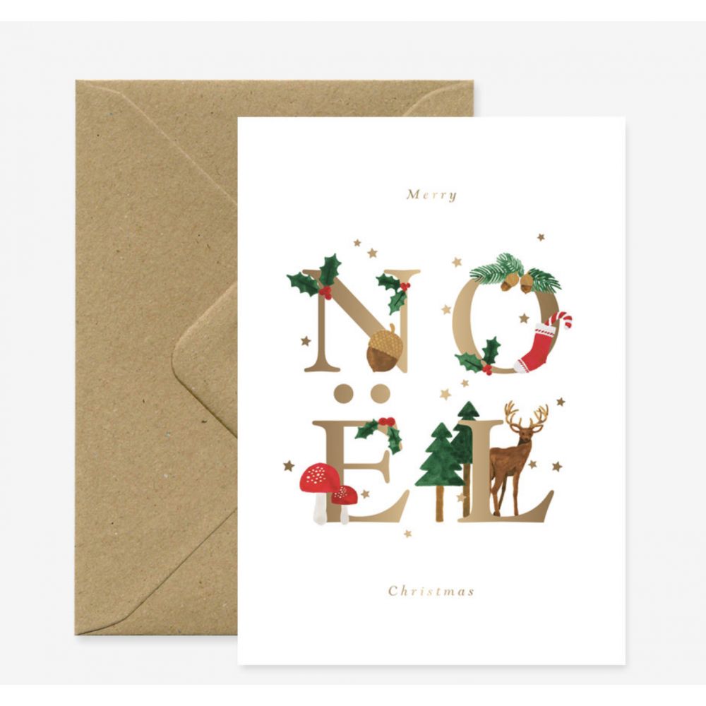 Carte Noël doré - All The Ways To Say