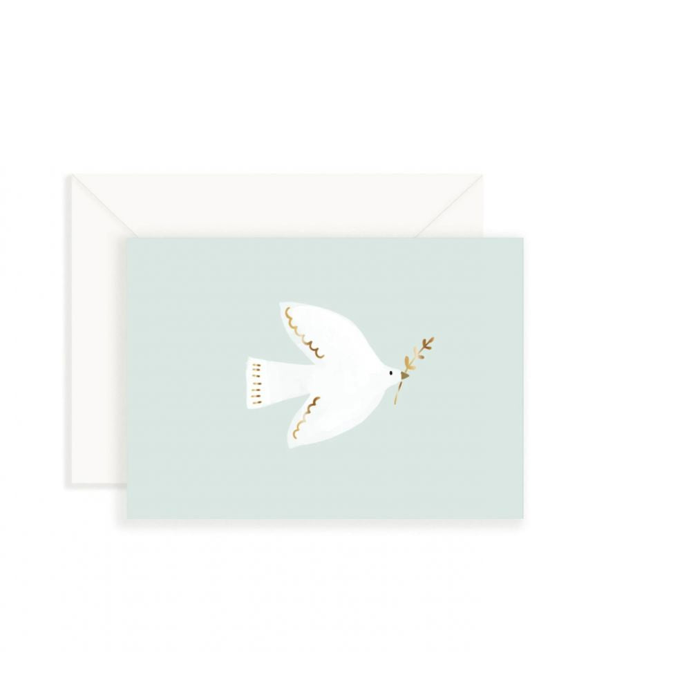 Carte - Colombe et Dorures - My Lovely Thing