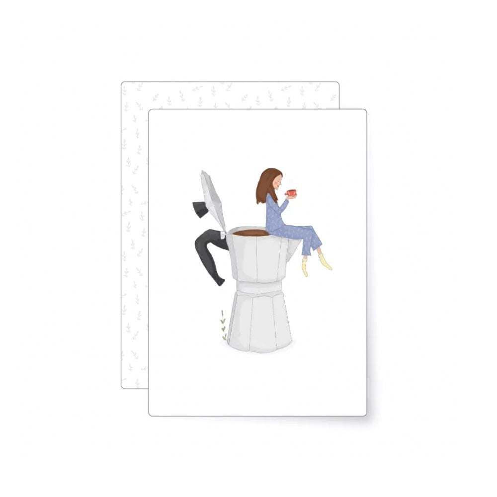 Carte Amour De Café - Miao Papeterie