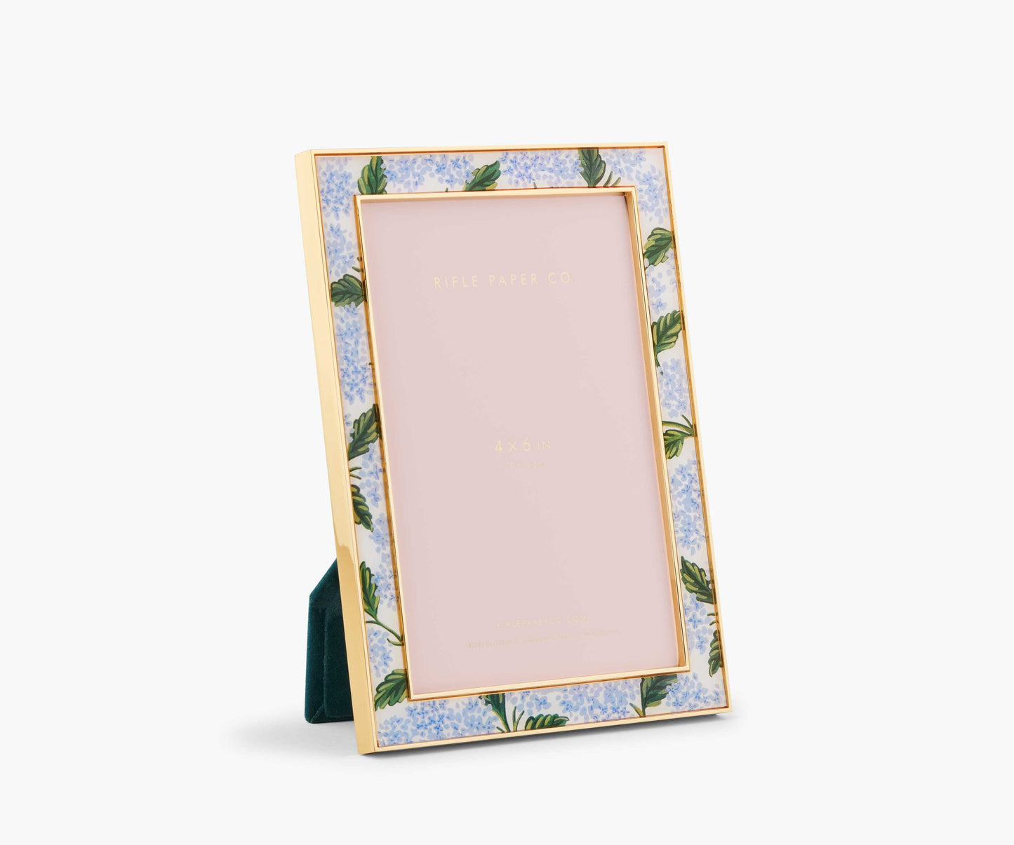 Cadre photo rifle paper co bleu de profil