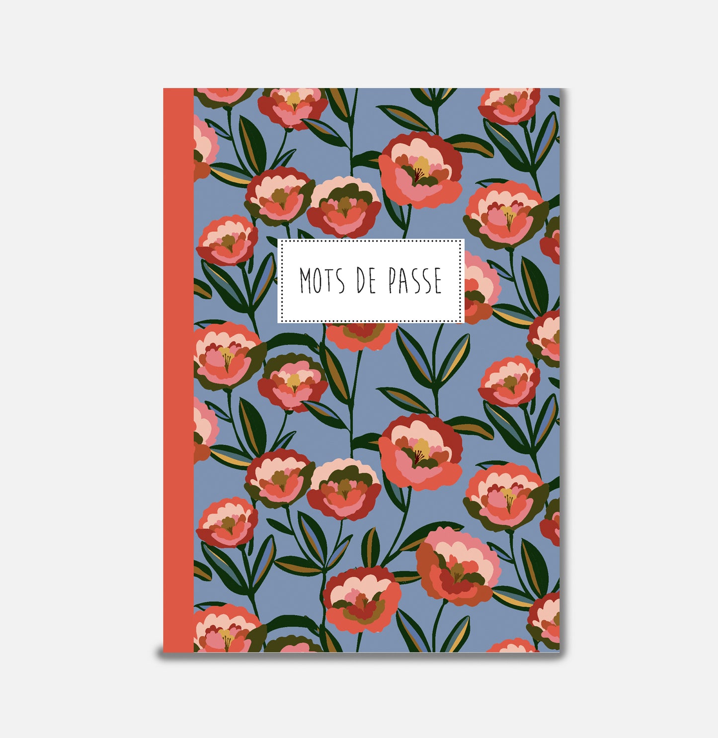 Carnet de mots de passes - Coquelicot - Pascale Editions
