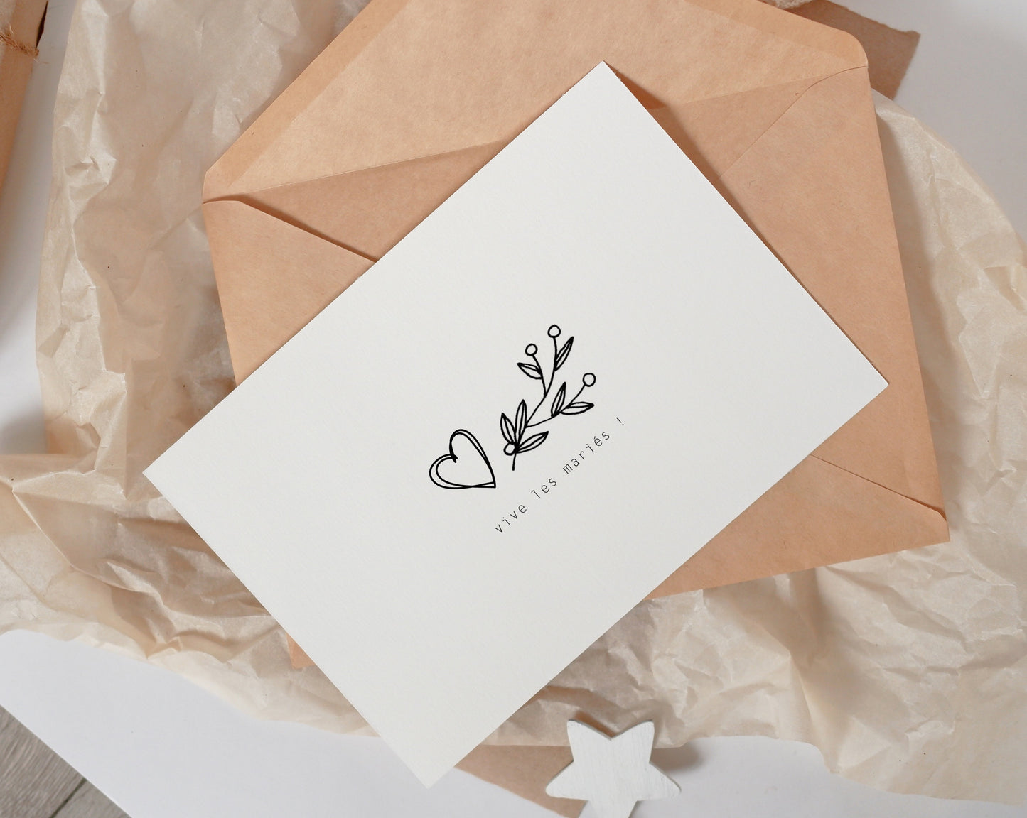 Carte Vive les Mariés - Anna Posimo