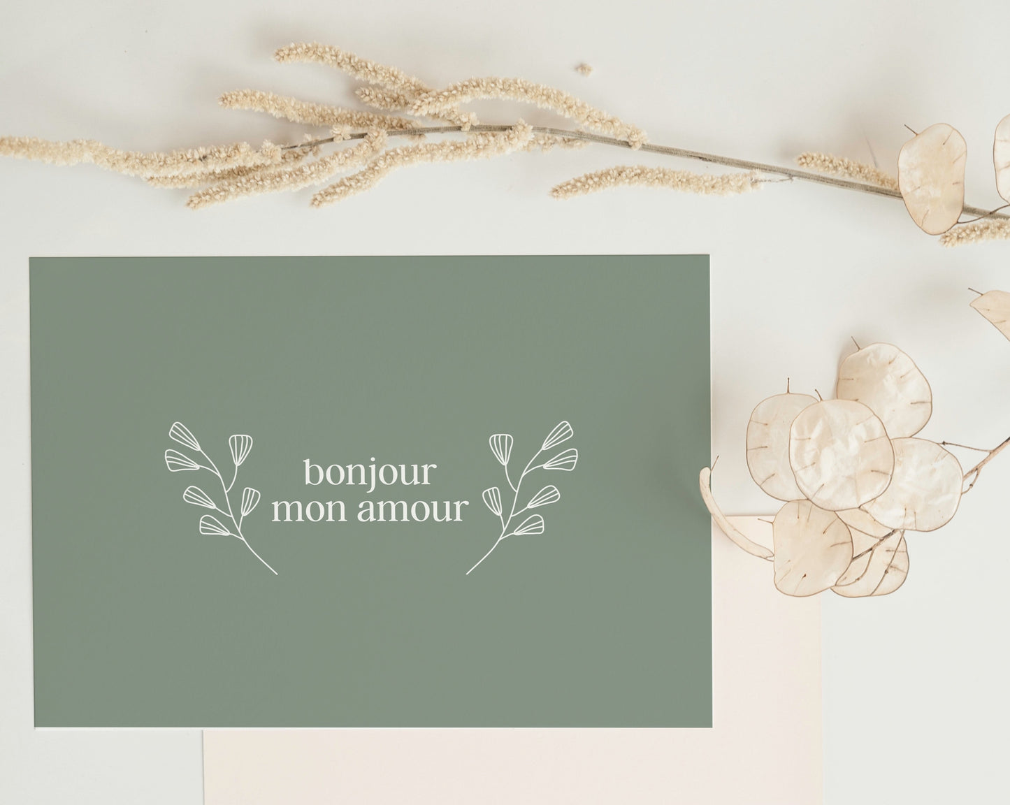 Carte Bonjour Mon Amour - Anna Posimo