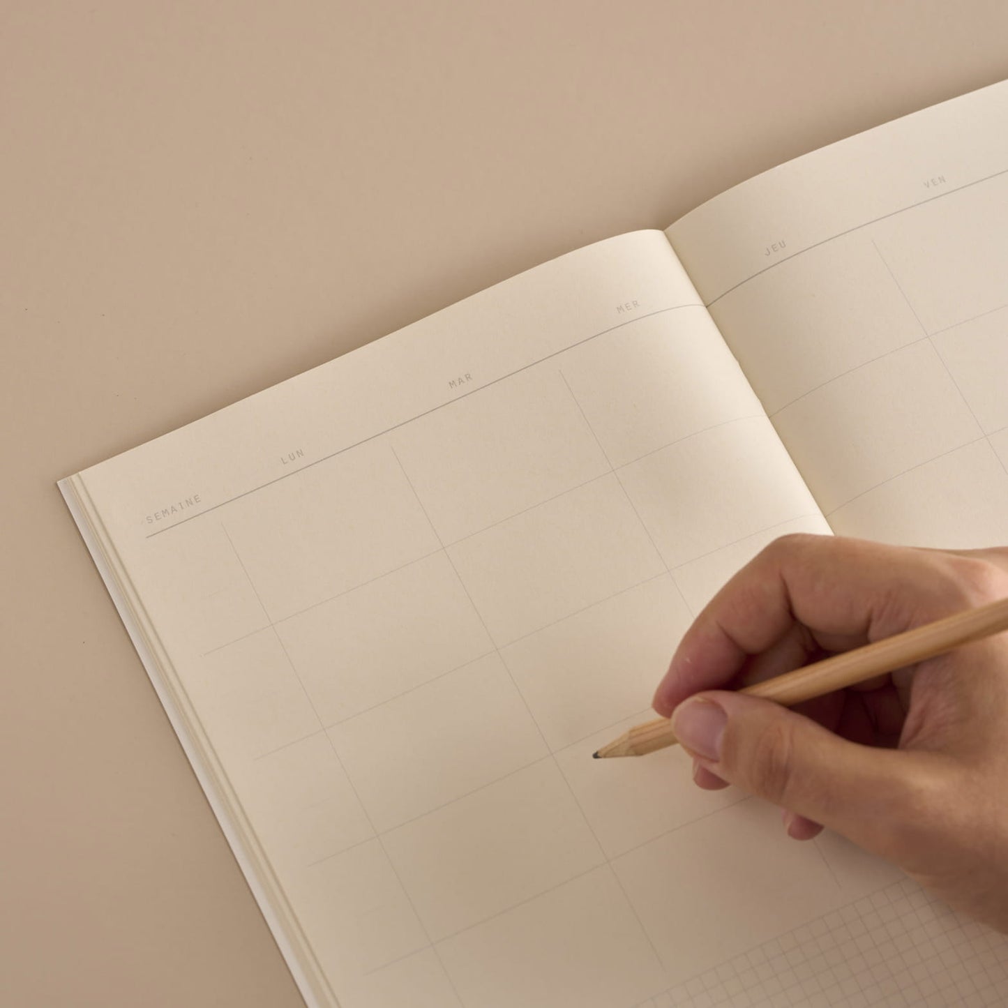 Agenda Mensuel Dimanche - Season Paper