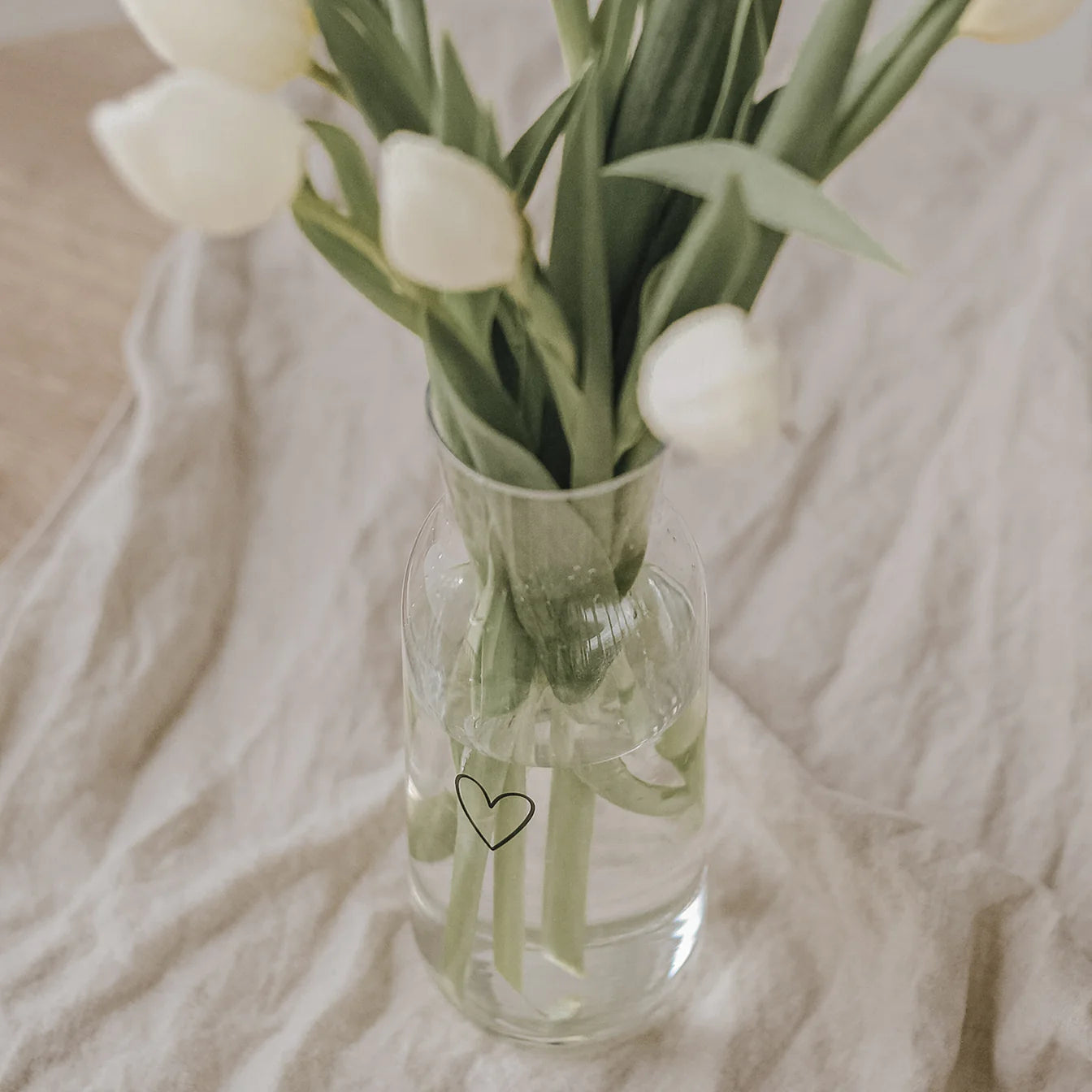 Carafe en verre Coeur - Euleunschnnit