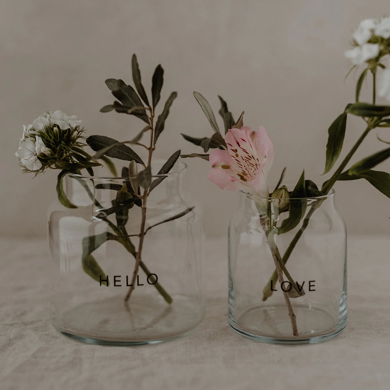 Vase en verre Hello - Euleunschnnit
