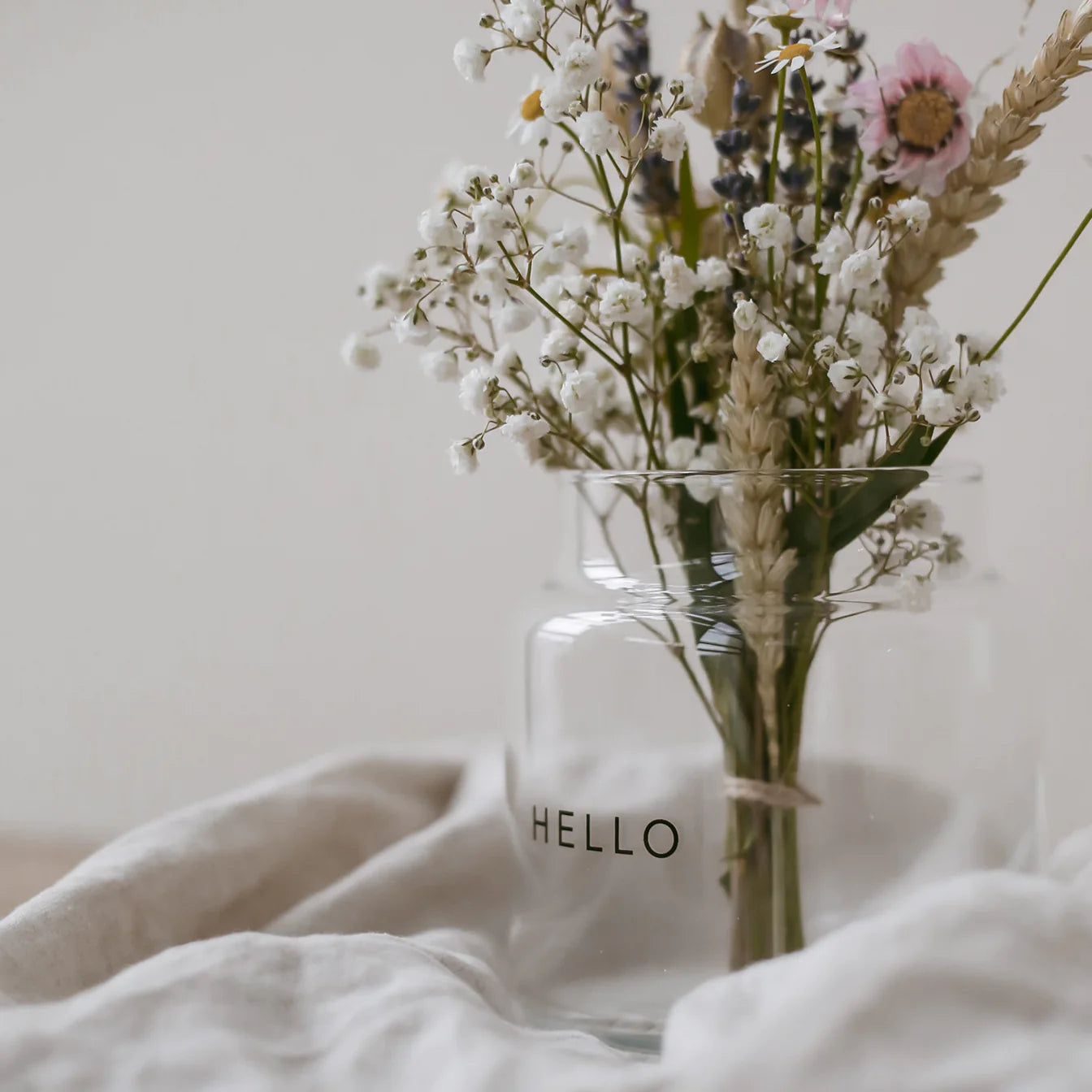 Vase en verre Hello - Euleunschnnit