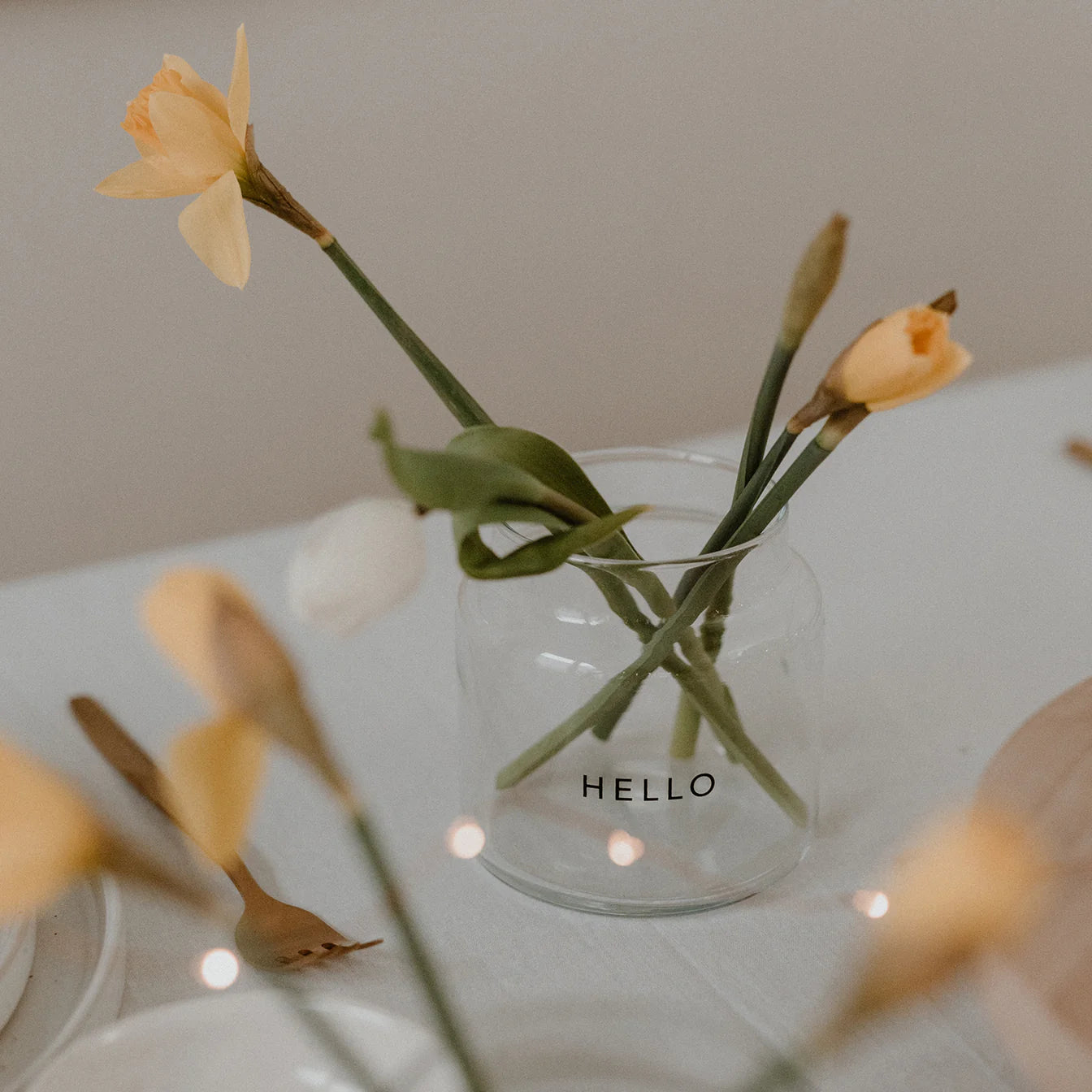 Vase en verre Hello - Euleunschnnit