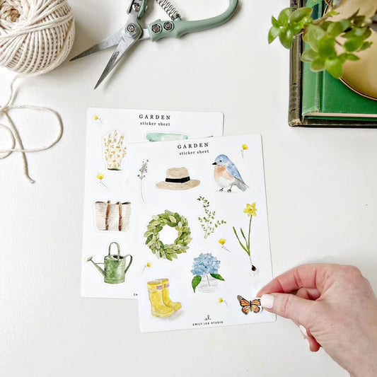 15 Stickers - Jardin - Emily Lex Studio