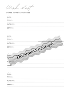 Journal de Lecture à personnaliser