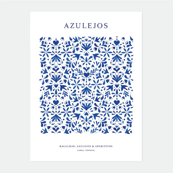 Affiche A5 - Azulejos - All the ways to say