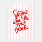Affiche A5 - Stripe New Black - All the ways to say