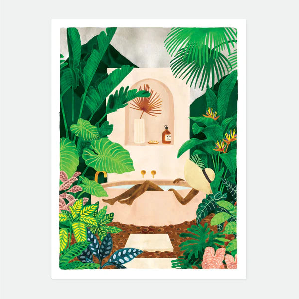 Affiche XL - Exotic Bathtub - All the Ways to say