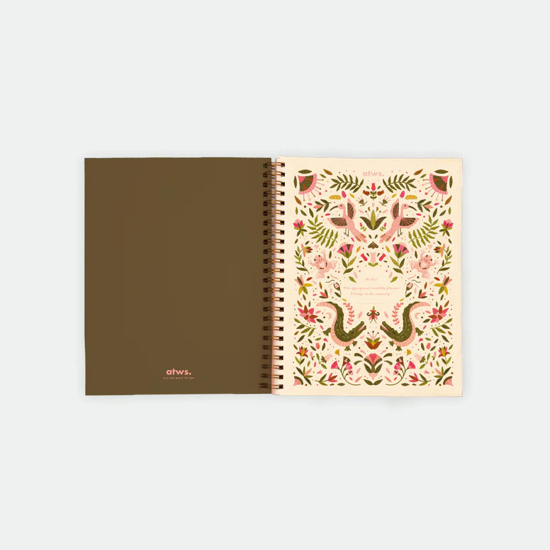 Agenda Mensuel Pink Croco- All the ways to say