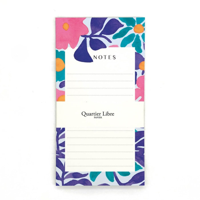 Bloc-Notes - Flowers - Quartier Libre