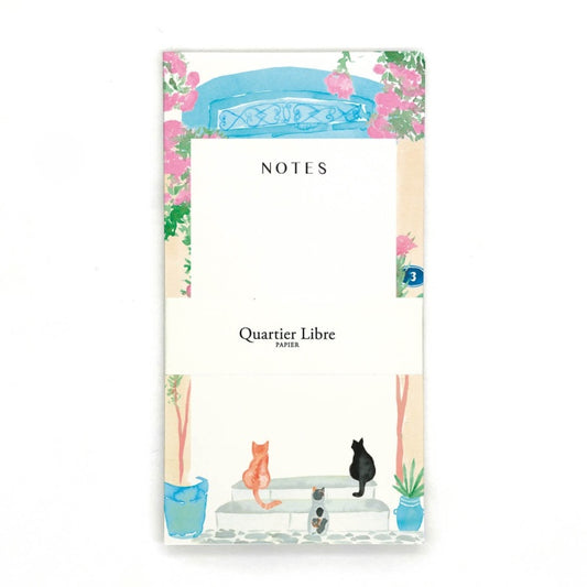 Bloc-Notes - Porte de Maison Chats - Quartier Libre