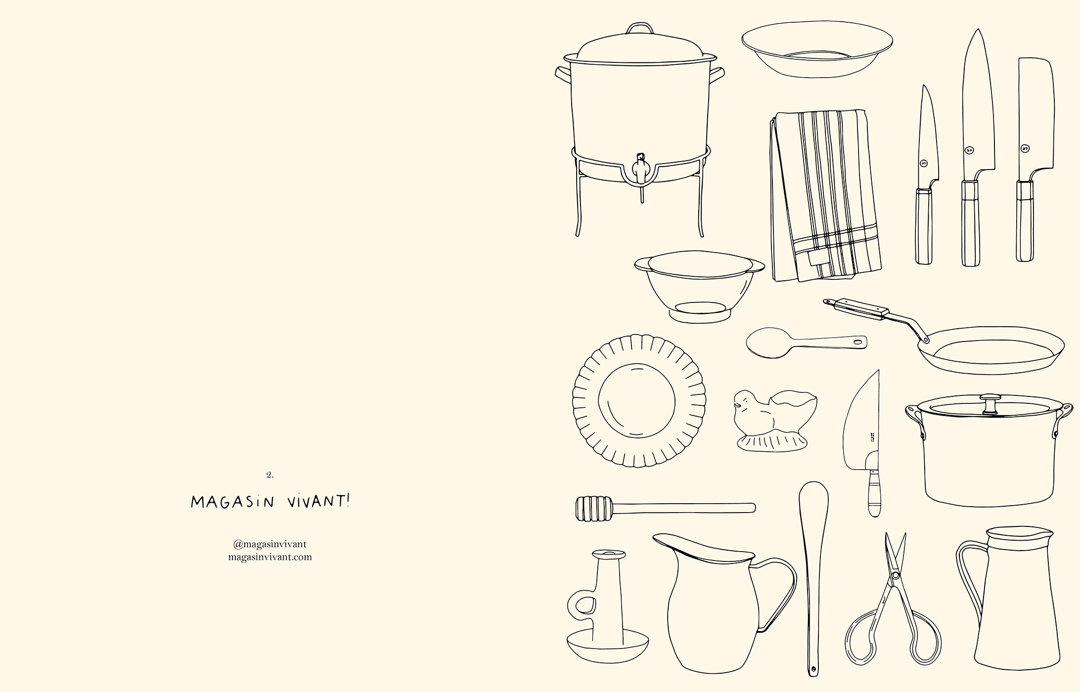 CAHIER DE COLORIAGES - Cuisines - Zoé de las Cases