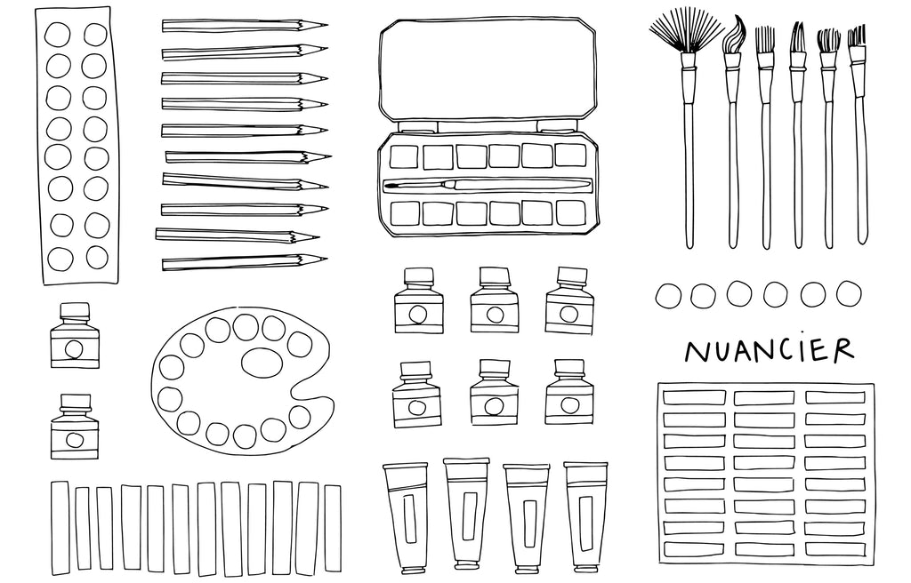 CAHIER DE COLORIAGES - Hôtels - Zoé de las Cases