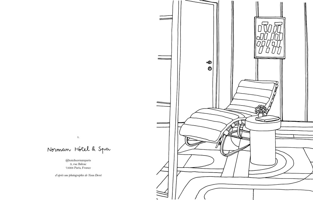 CAHIER DE COLORIAGES - Hôtels - Zoé de las Cases