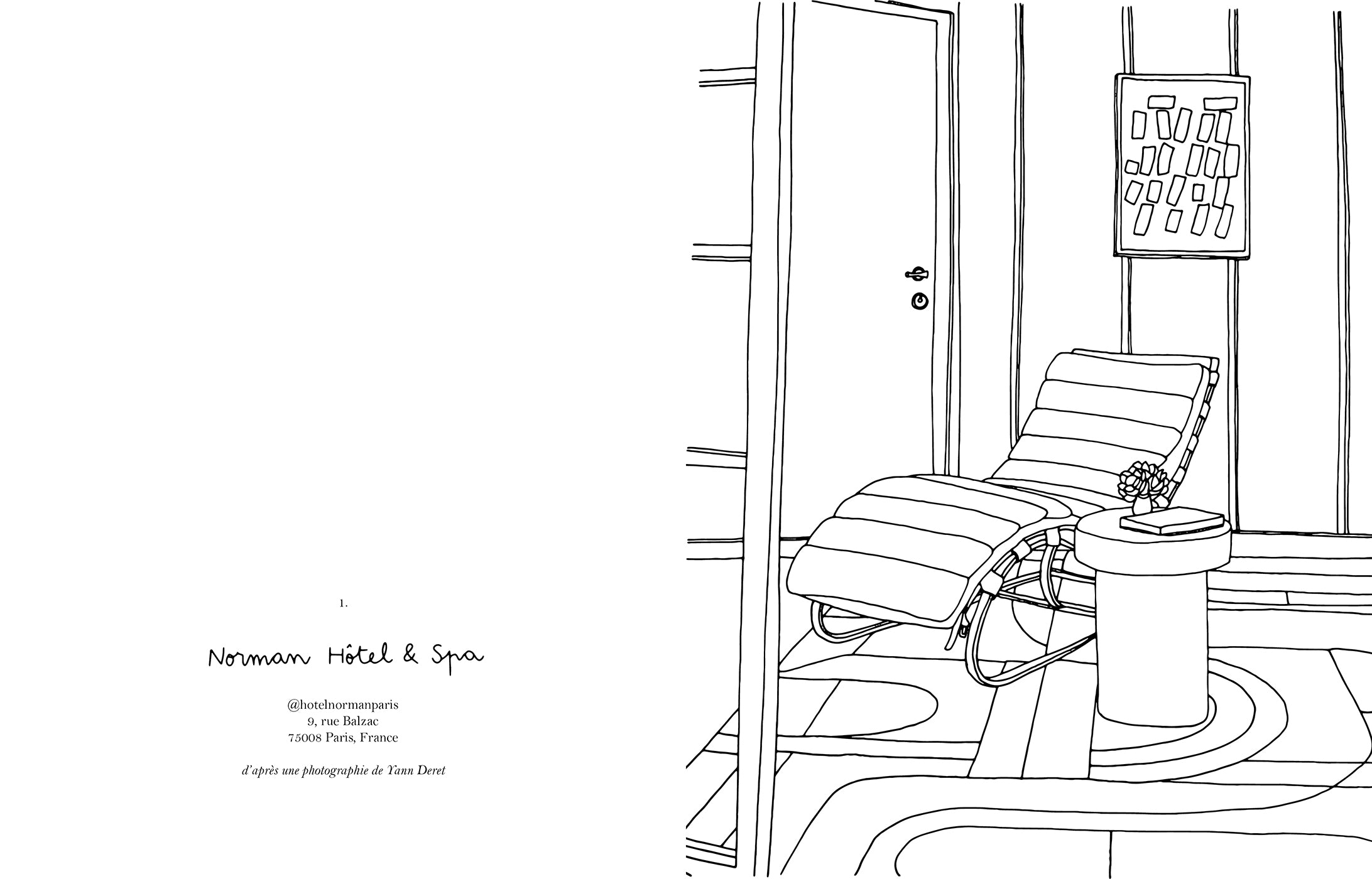 CAHIER DE COLORIAGES - Hôtels - Zoé de las Cases