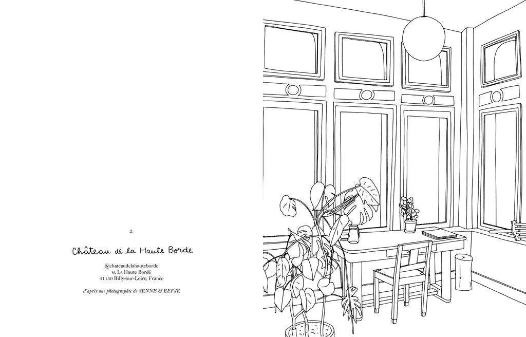 CAHIER DE COLORIAGES - Hôtels - Zoé de las Cases