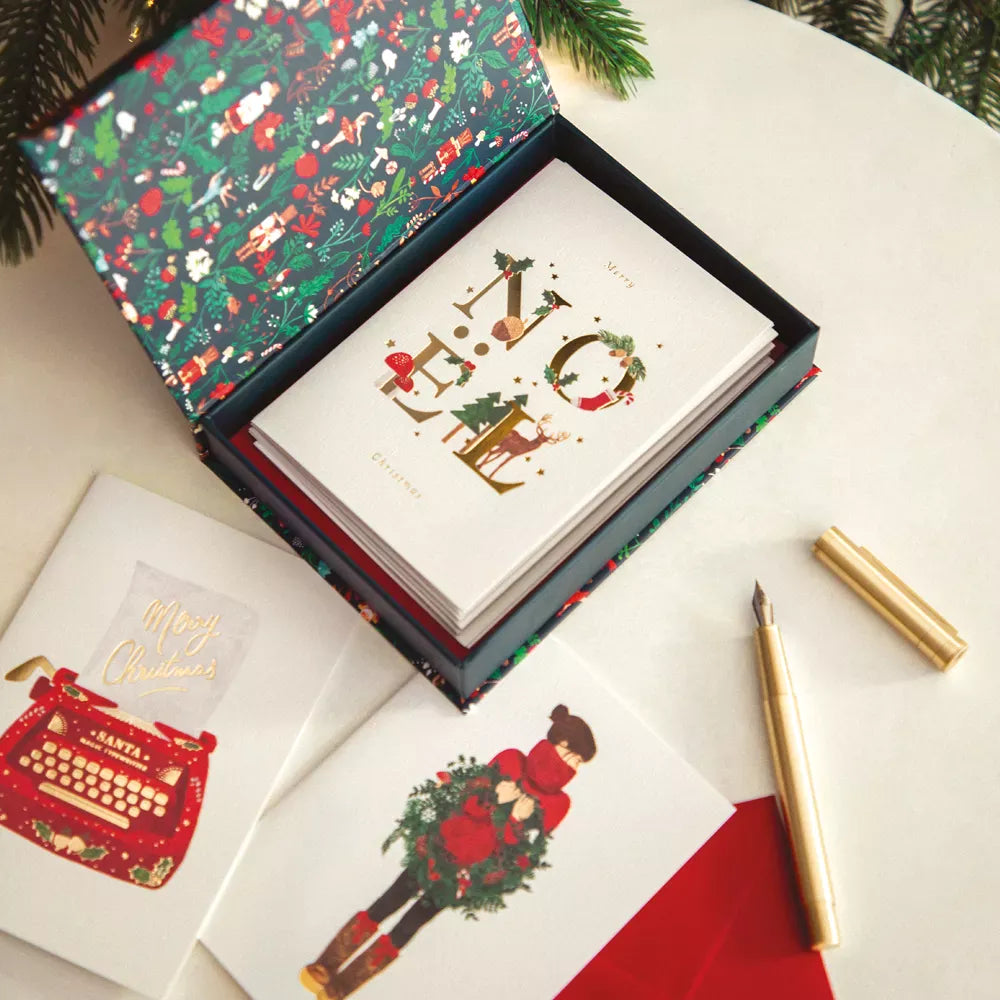 Box de 10 cartes de Noel 2023 - All the ways to say