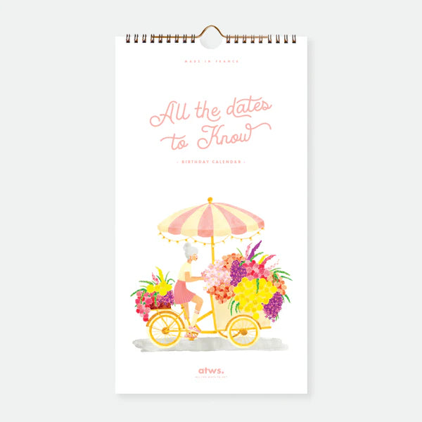 Calendrier des Anniversaires - All The Ways To Say