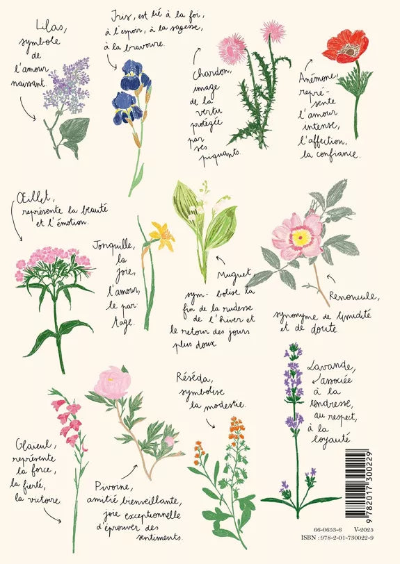 Carnet A4 - Fleurs - Zoé de las Cases