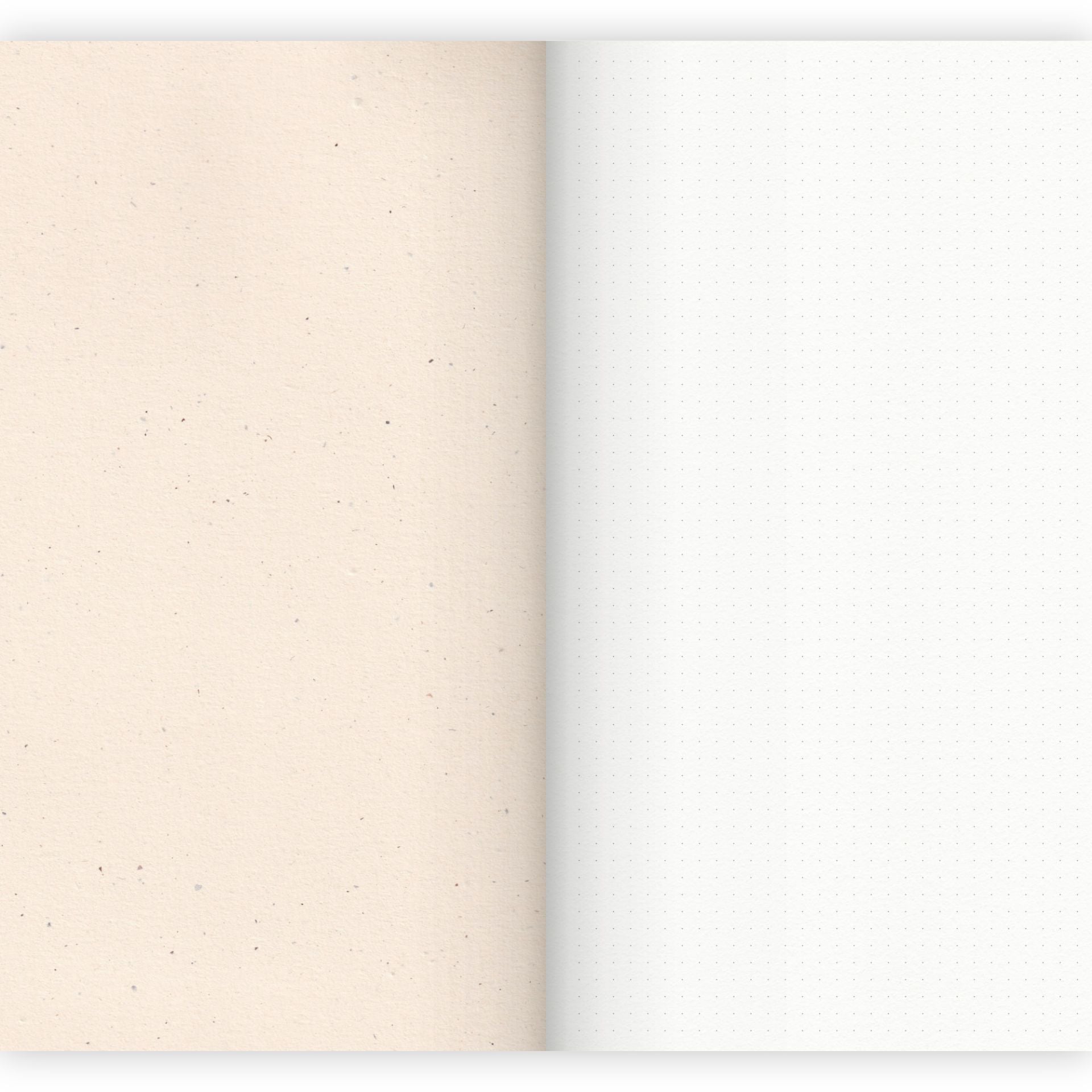 Carnet A4 Ornament Mini Fleur Bleue Bullet - Etmamu