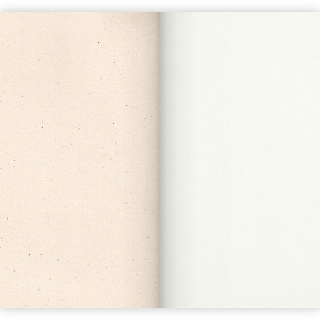 Carnet A4 Watercolor Garden Joli Champ Blanc - Etmamu