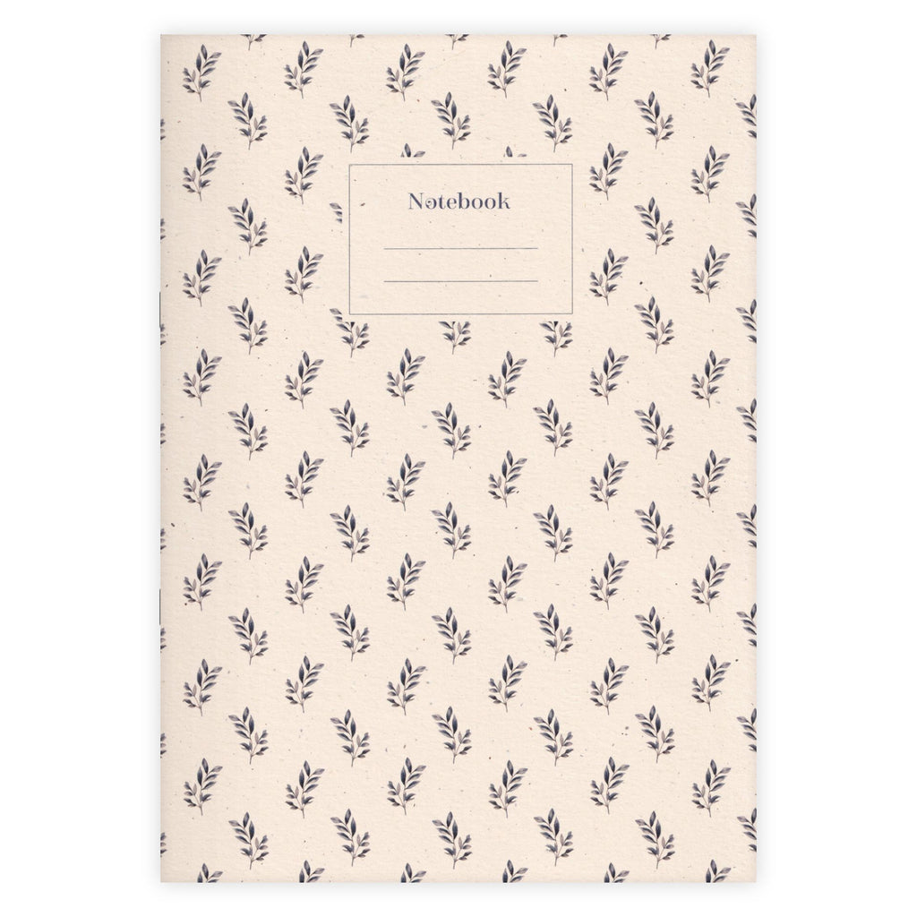 Carnet A4 Watercolor Garden Joli Champ Blanc - Etmamu